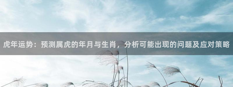 华信娱乐体育平台注册：虎年运势：预测属虎的年月与生肖，分析可能出现的问题及应对策