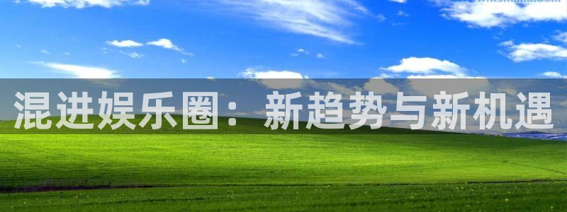 华信娱乐平台登录入口：混进娱乐圈：新趋势与新机遇