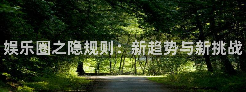 华信娱乐游戏官网平台：娱乐圈之隐规则：新趋势与新挑战